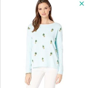 Lilly Pulitzer Caralynn pineapple sweater